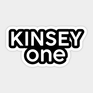 Kinsey One Sticker